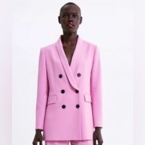 Pink Zara Blazer